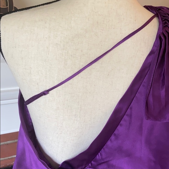 BCBG | NWOT Silk Ruffle Top - Picture 5 of 7